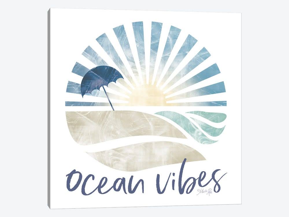 Canvas Art Picture - Ocean Vibes Beach Art X860366