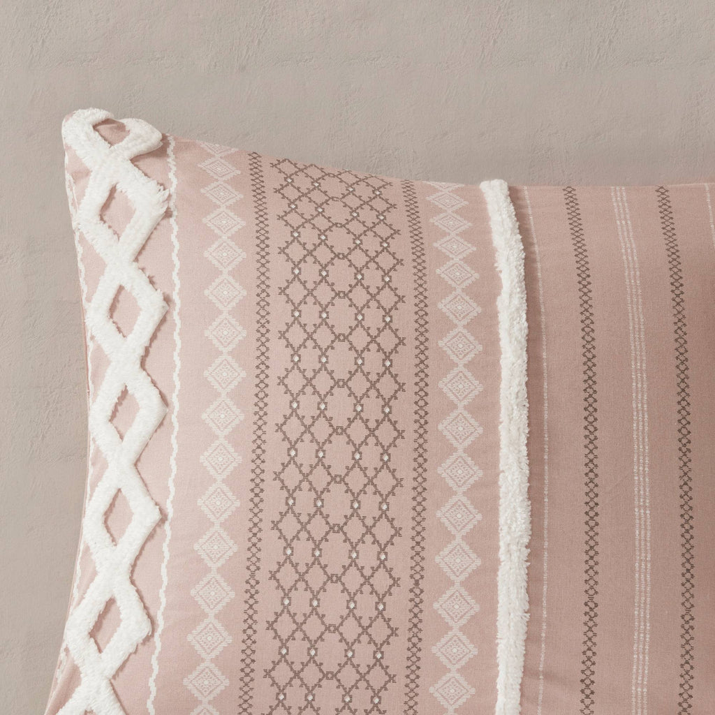 Blush King Cotton Duvet Cover Set G14290