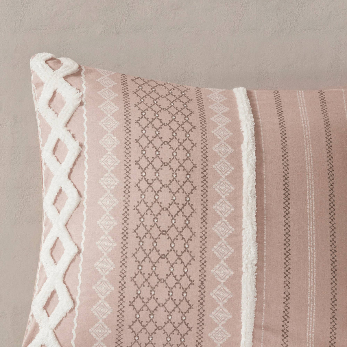 Blush King Cotton Duvet Cover Set G14290