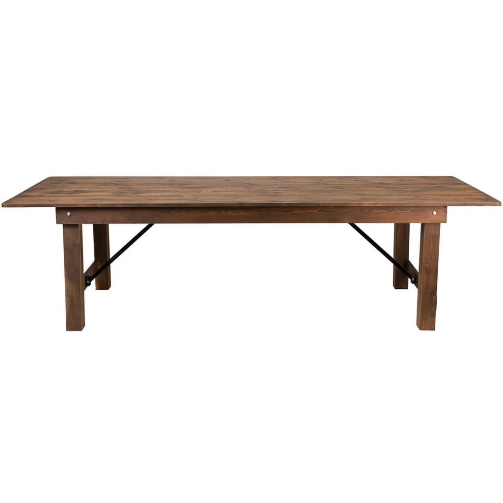 Antique Rustic Solid Pine Folding Farm Table M300