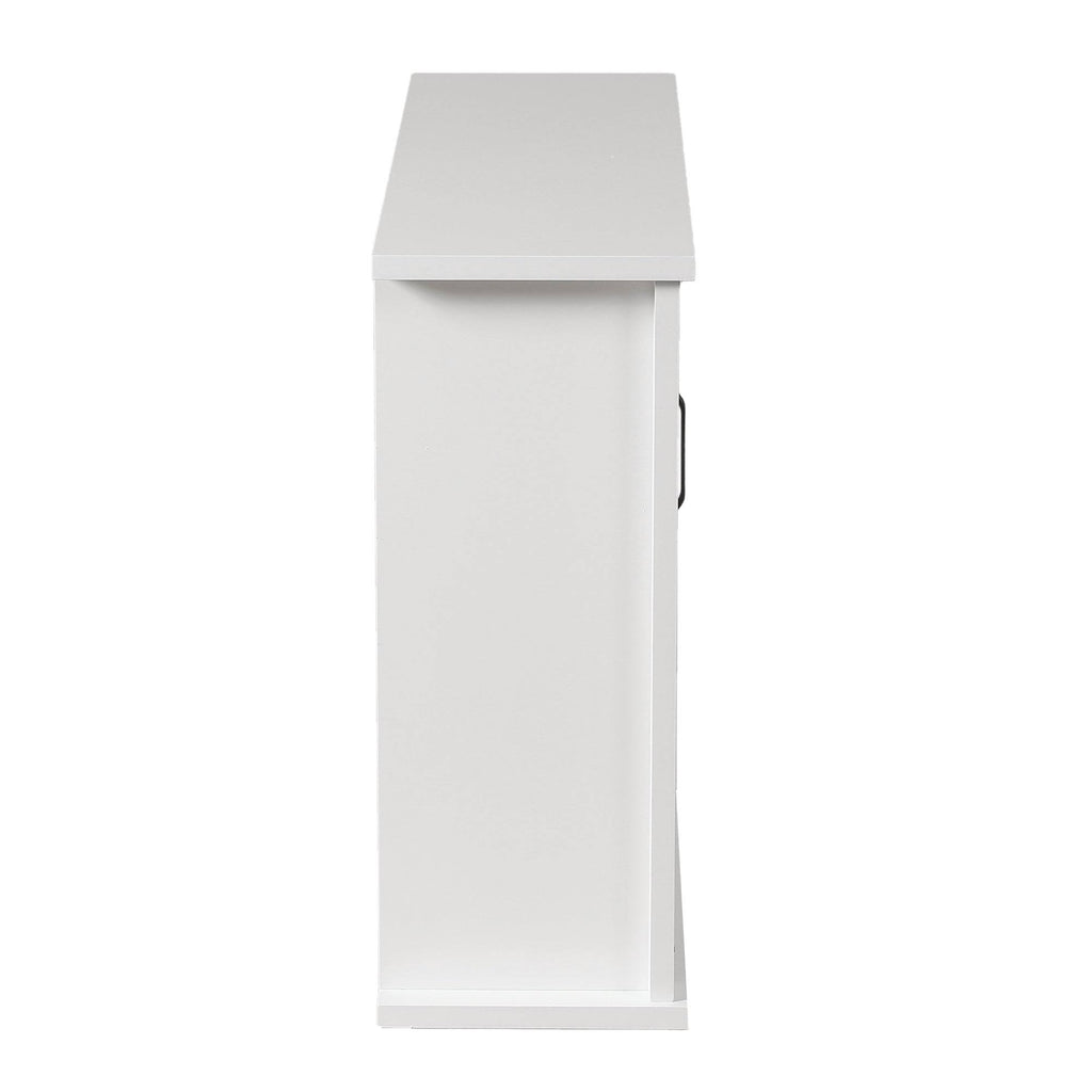 White MDF Bathroom Wall Cabinet R86954