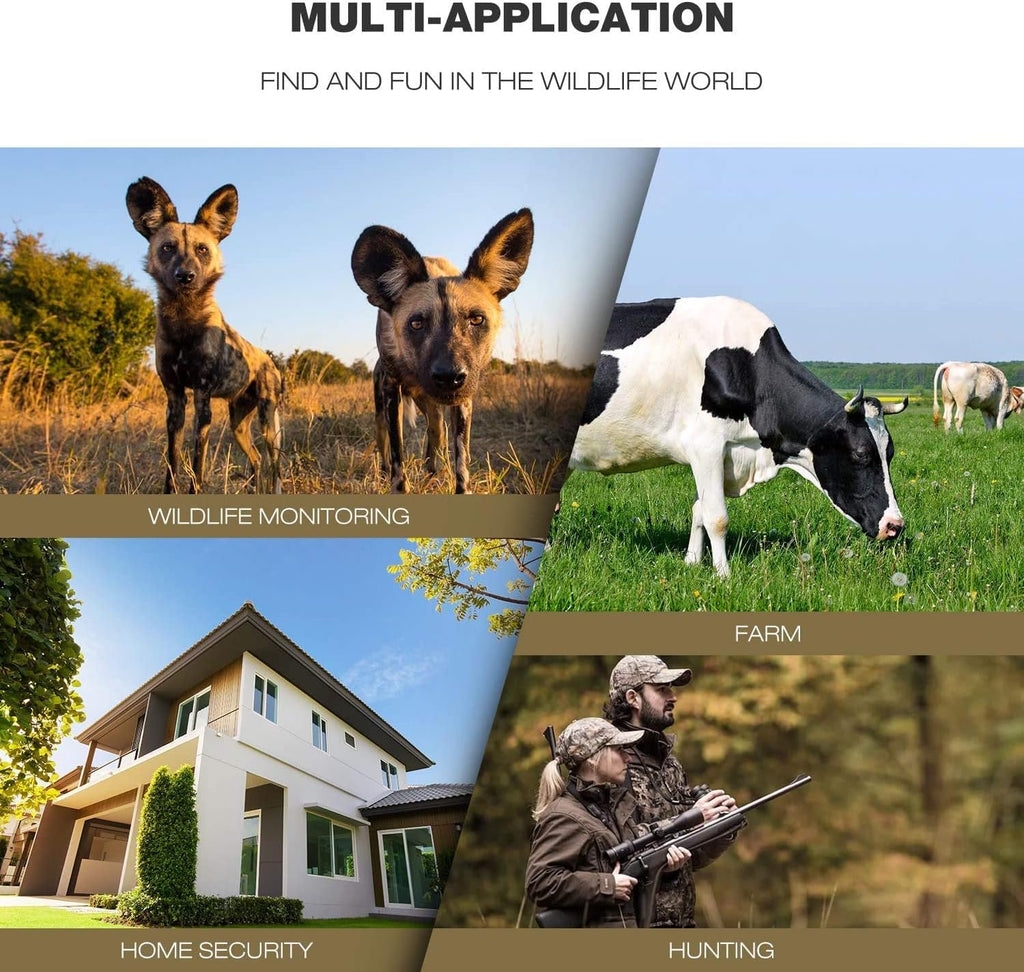 WiFi Trail Camera 24MP 1296P with No Glow Night Vision 82FT, IP66 Waterproof A5300