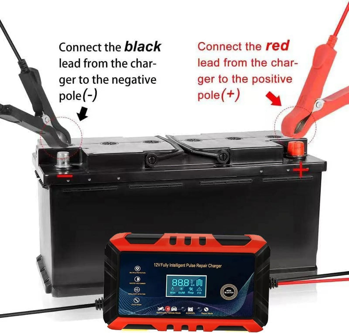 12V/6A Automatic Smart Battery Charger L480273
