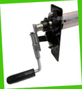 Manual Hand Crank Cab Level Truck & Trailer Tarp Roller Kit with PVC Mesh Tarp (6' x 14') X752777