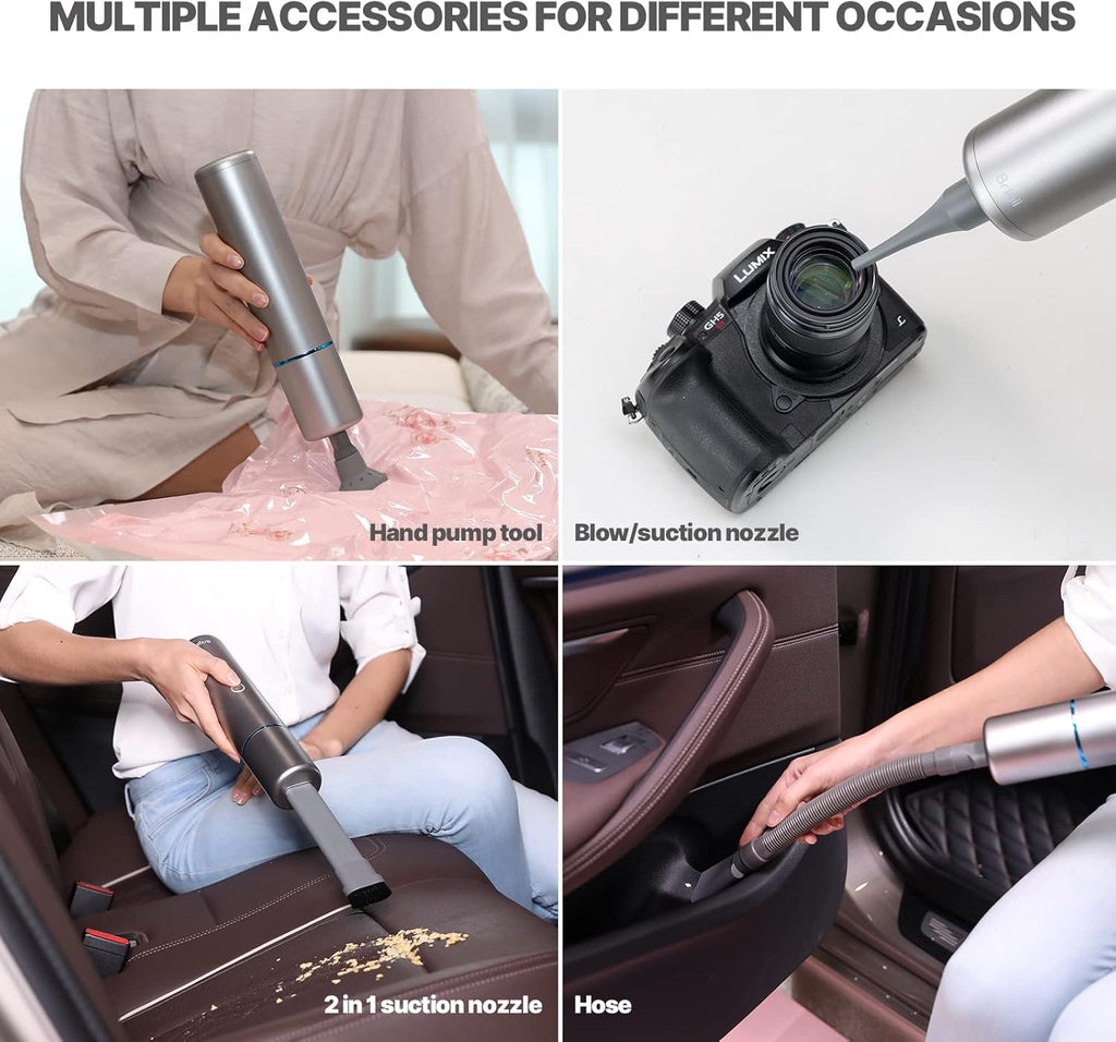 3-in-1 Handheld Vacuum Cleaner, Cordless Car Vacuum, Pack of 2 M47281