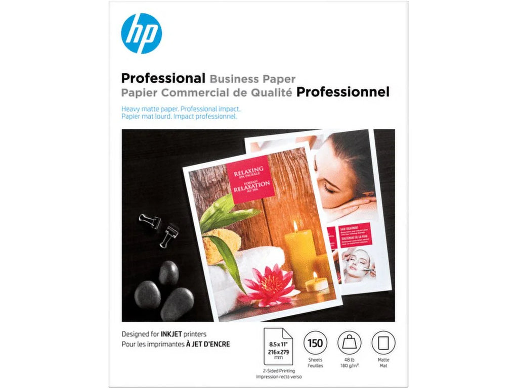 Matte Inkjet Paper 180gsm 150 Sheets Letter 8.5 x 11 in Y540059