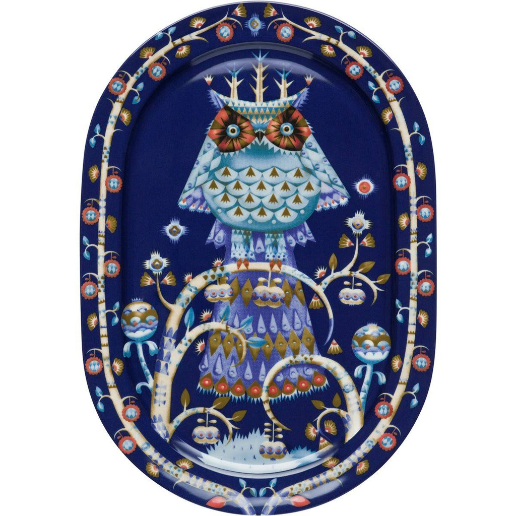 Blue Oval Platter J817