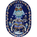 Blue Oval Platter J817