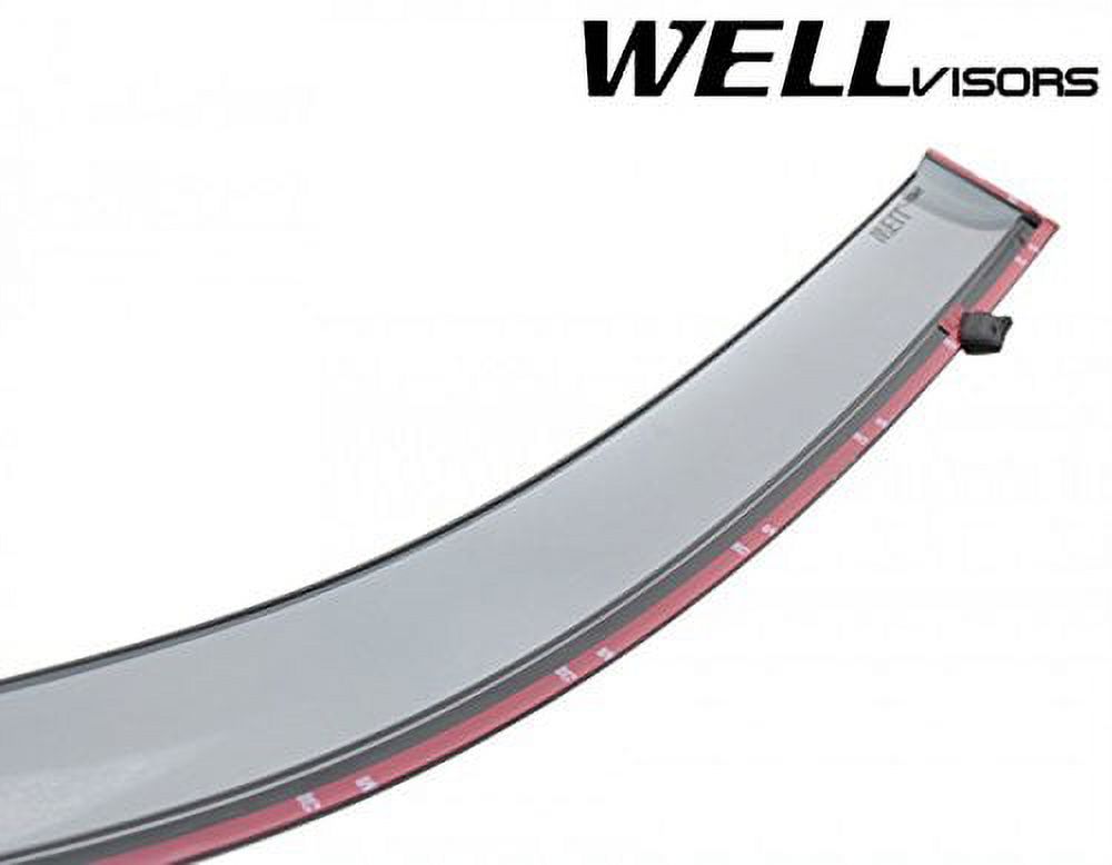 Chrome Trim Side Window Visors Deflectors for Volkswagen Atlas E58260