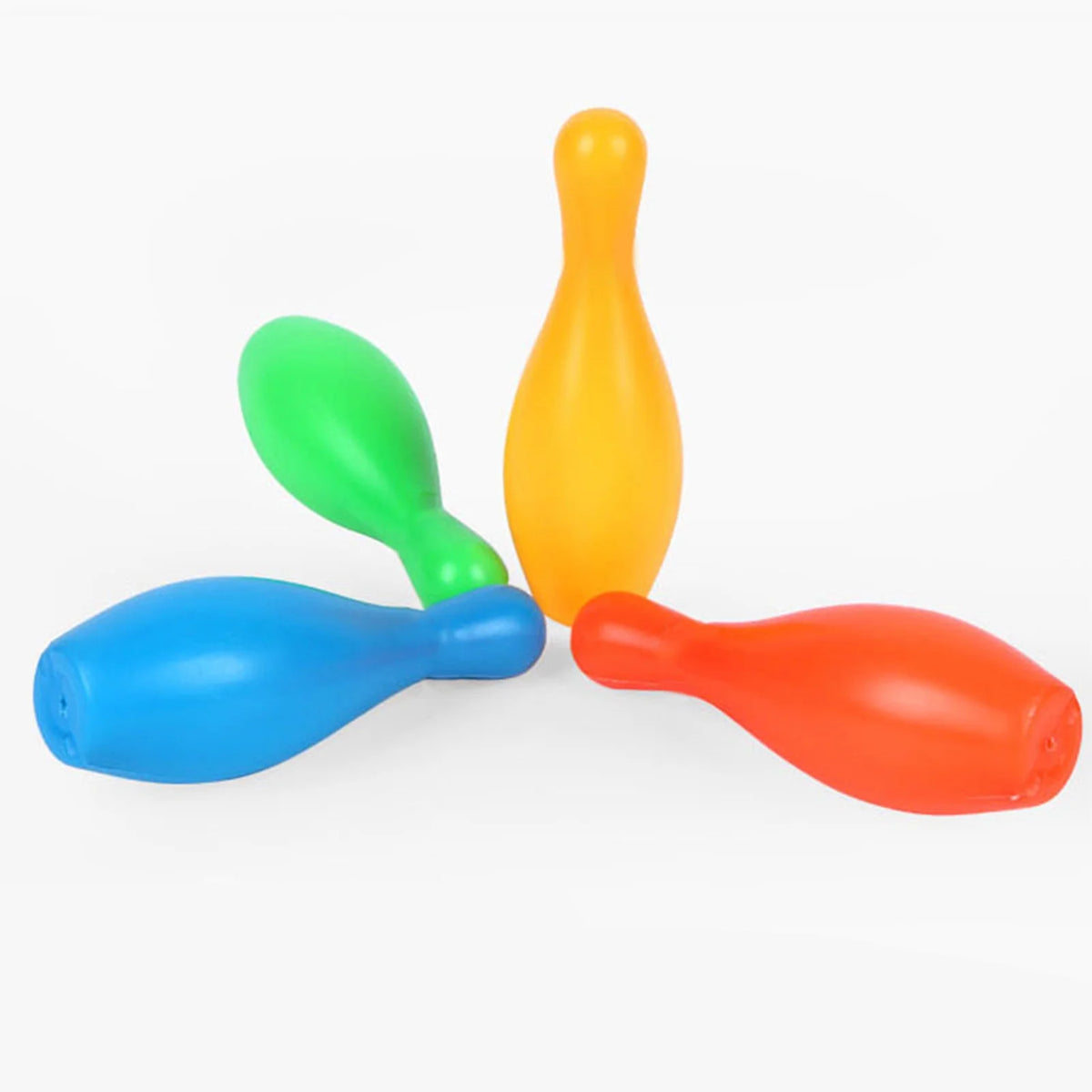 12Pcs Solid Color Bowling Toy Set F2480