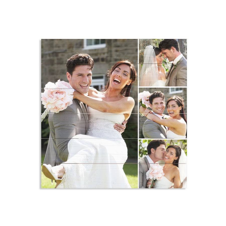 Photo Print on Wood Planks 60x60cm J778872