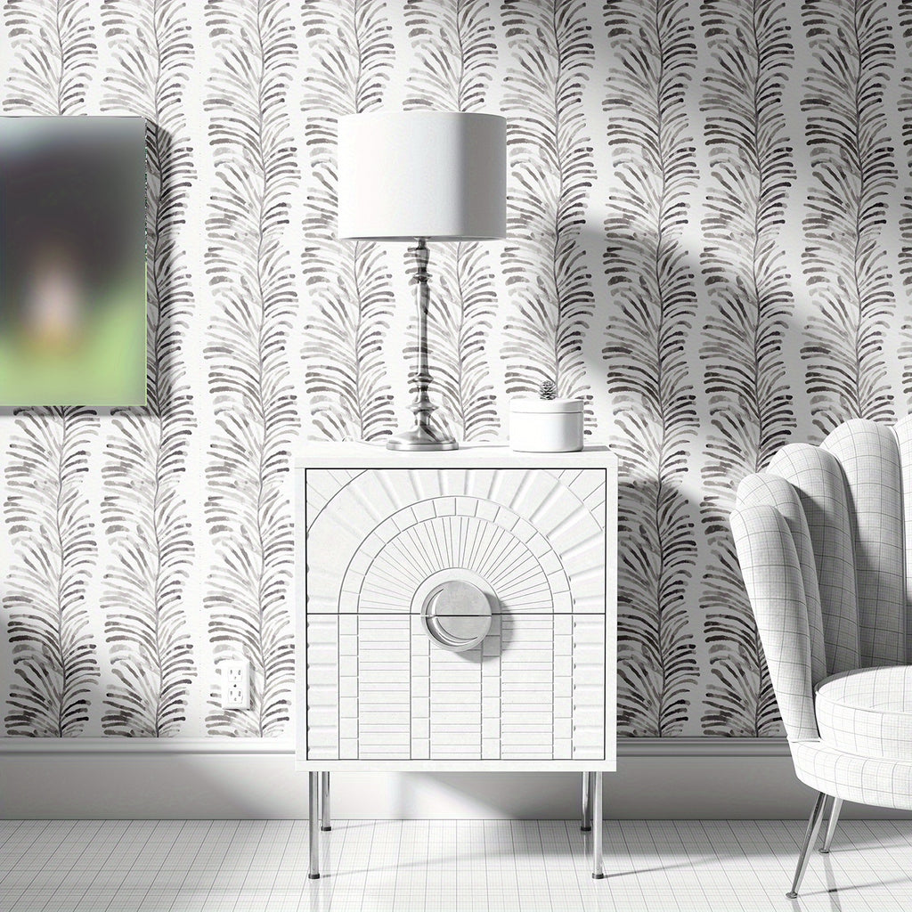 Modern Leaves Branch Peel And Stick Wallpaper R295191