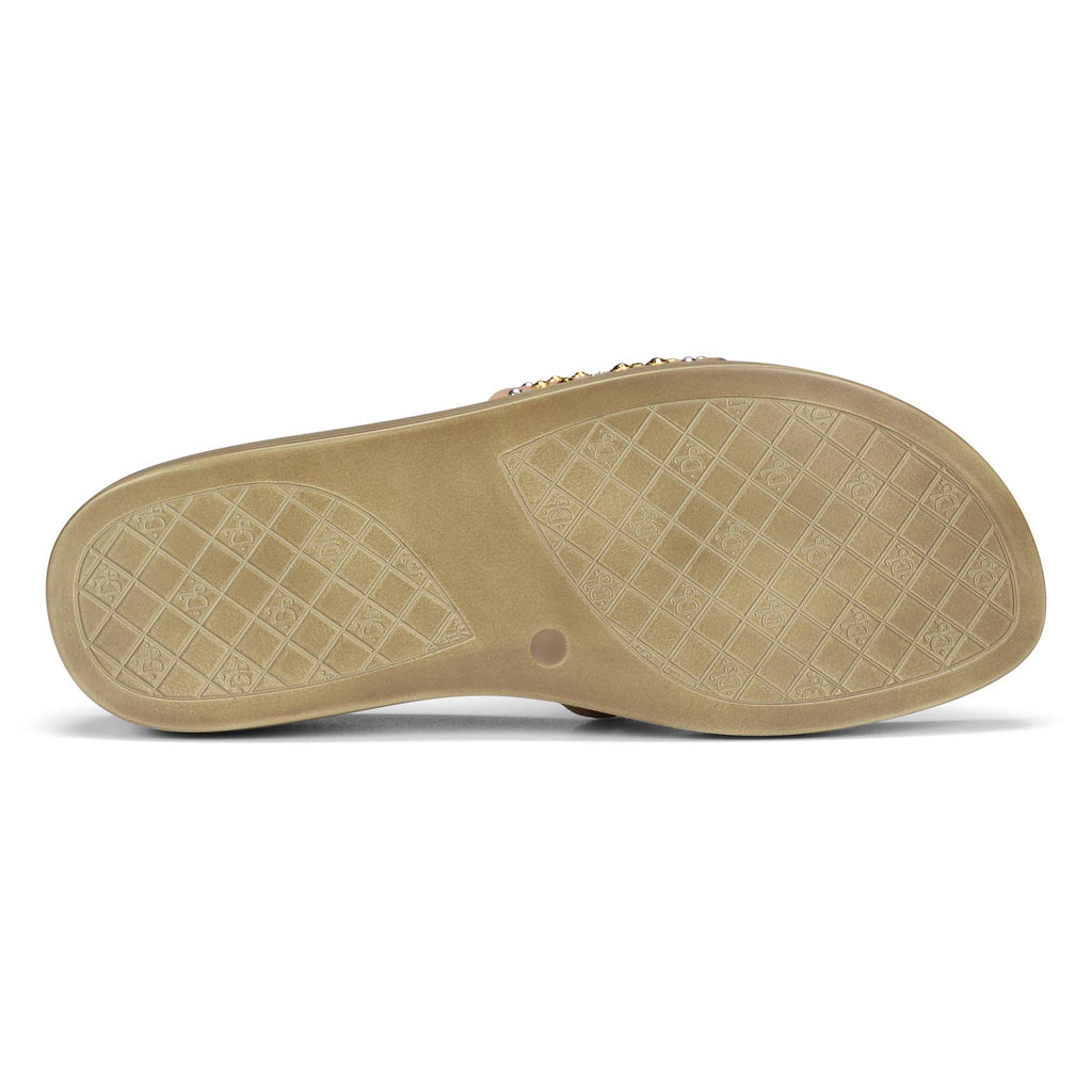 Natural Suede Slide O964196