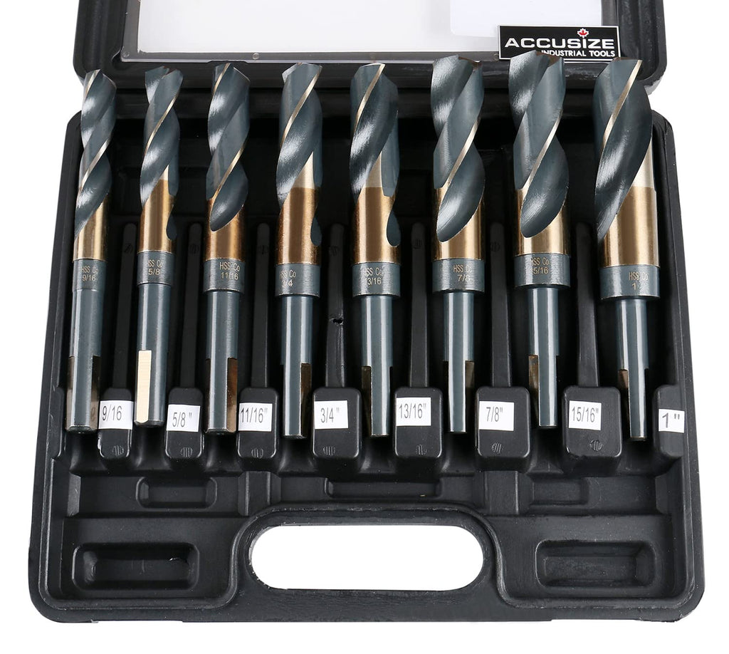 M35 Cobalt 1/2" Shank Drill Set of 8 Pieces S686