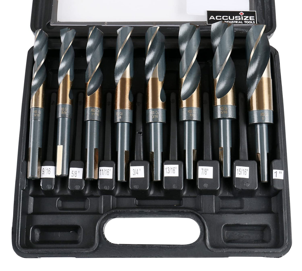 M35 Cobalt 1/2" Shank Drill Set of 8 Pieces S686
