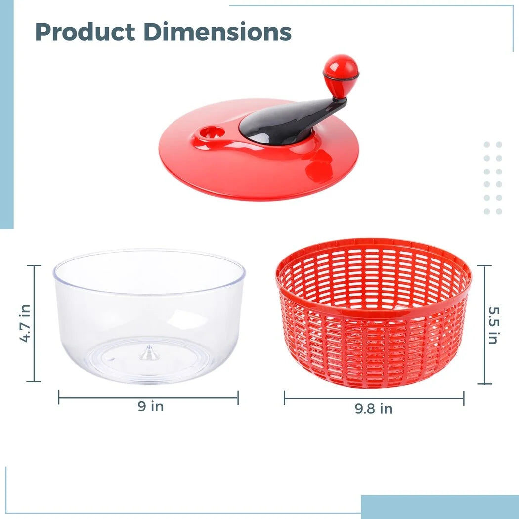 5L Vegetable Salad Spinner with Strainer X74450