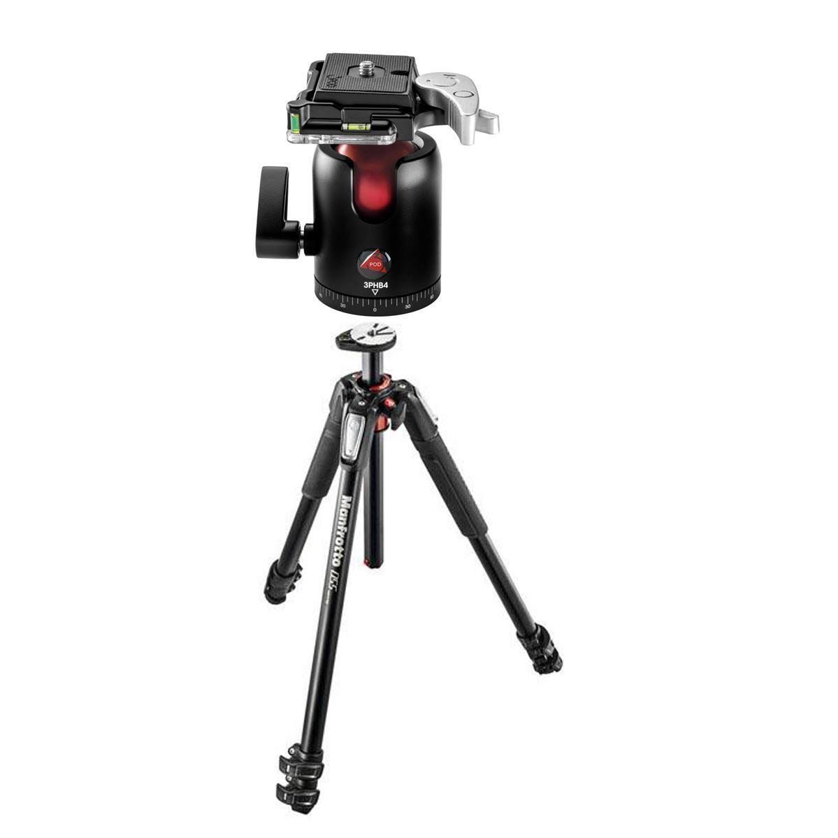 Aluminum 3 Section Tripod with Horizontal Column D96453