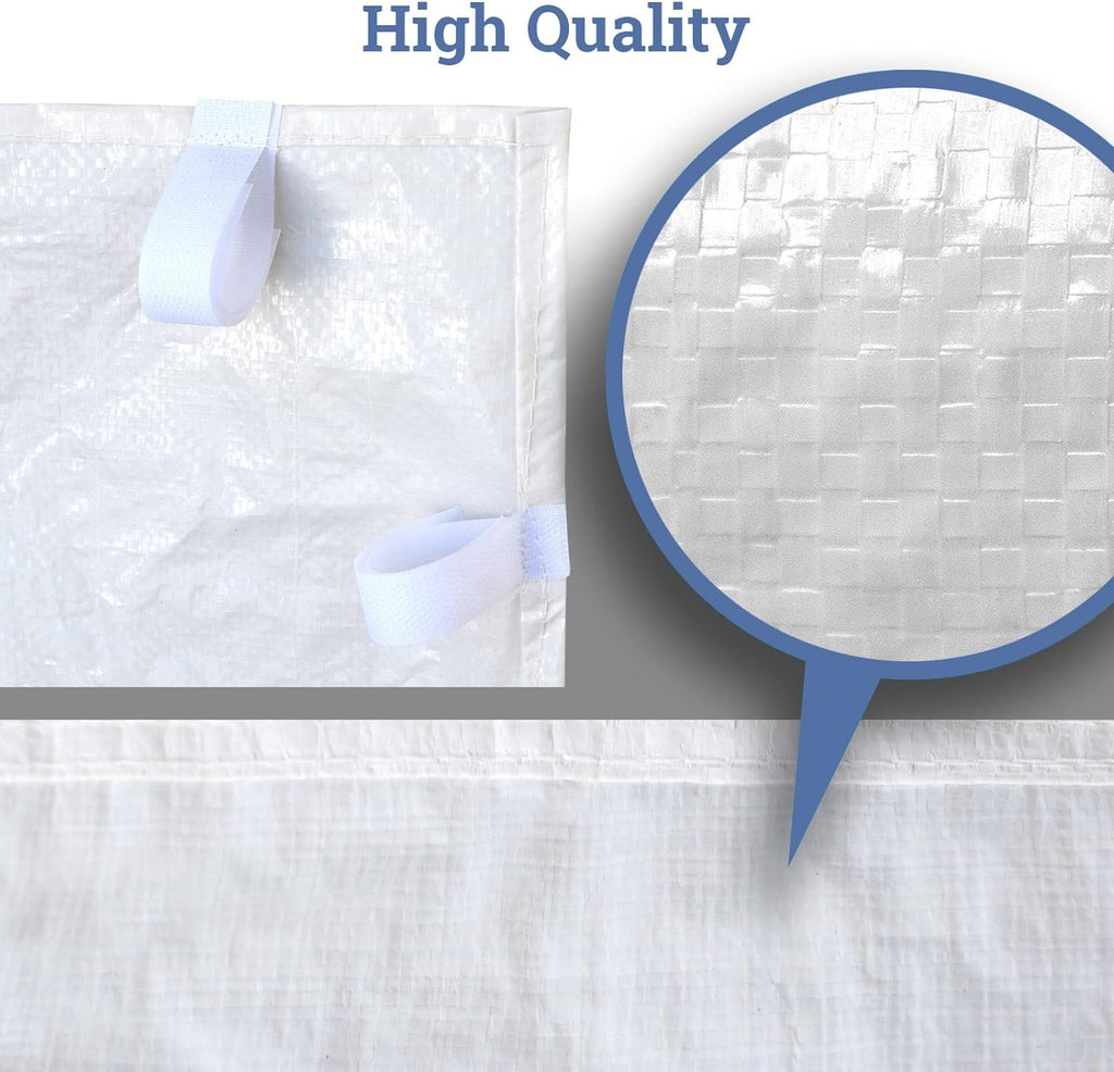 Tent Side Panel Replacement for Folding Canopy Gazebo Marquee (2 Pcs with Window, 1 Pc without Window, White) P324