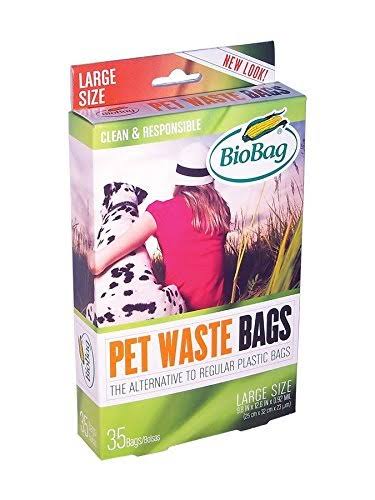Large Pet Waste Bags, 35 Count, Case of 12 F479686