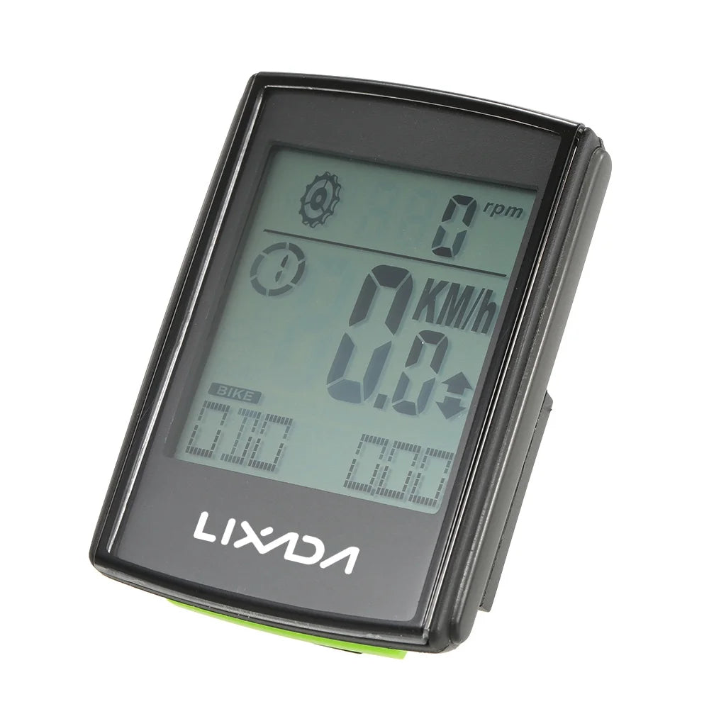 Wireless LCD Cycling Computer with Speed & Cadence Tracker U42060