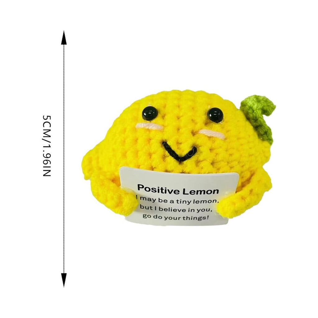 Lemon Potato Cucumber Tomato Wool Crocheted Bag Buckle Pendant T932