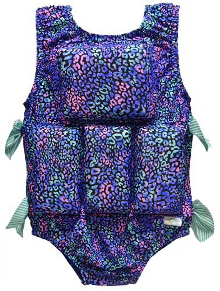 Air Brushed Leopard Swimwear Flotation Life Vest K20883