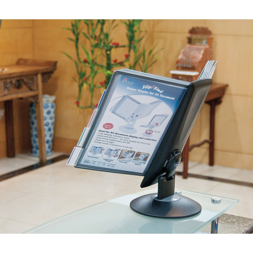 Black Rotary Reference Organizer I939769