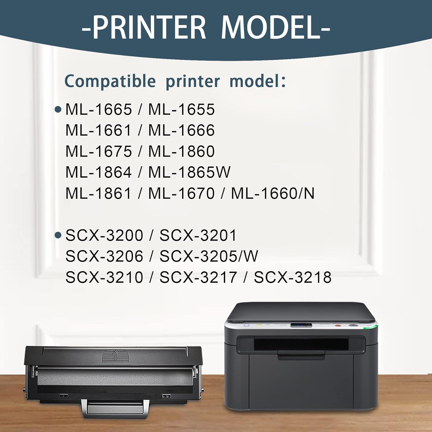 2 Black Compatible Toner Cartridge Q550