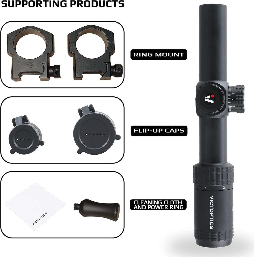 1-6X24 SFP Compact Rifle Scope R6901