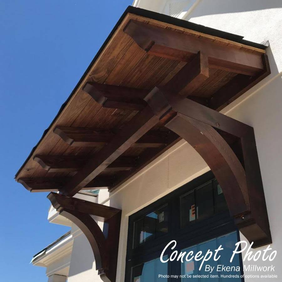 6x22W x 42x22D x 48x22H Western Red Cedar Bracket E464