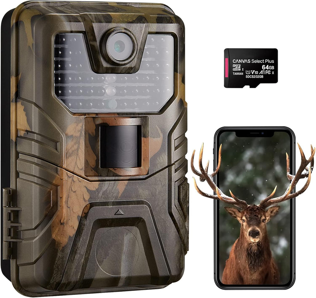 30 MP 4K Bluetooth Wireless Trail Camera with Night Vision U98005