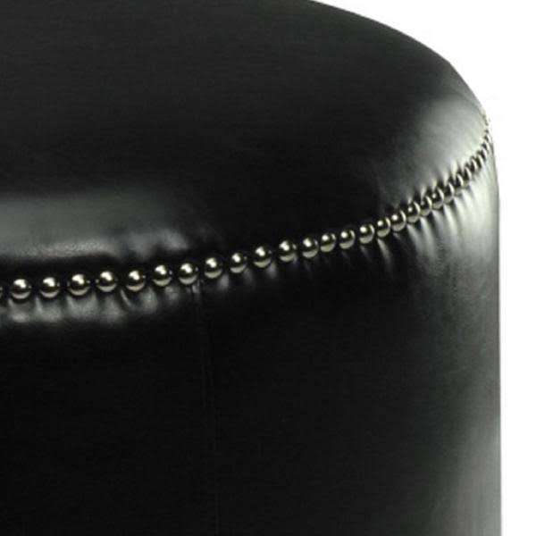 Black Ottoman E3853