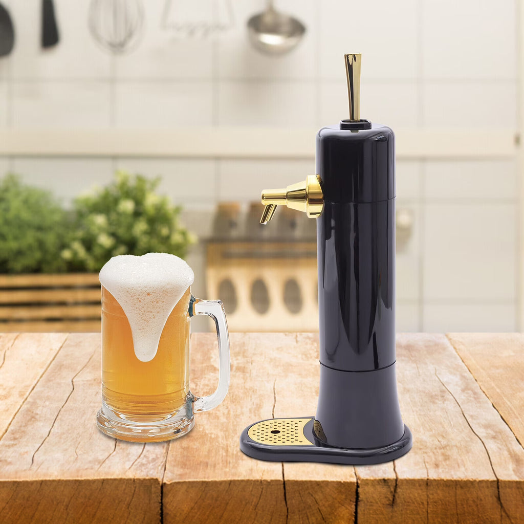Black Beer Dispenser for Canned Bottled Beer A763