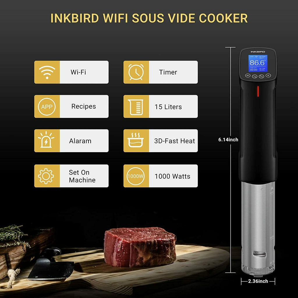 Sous Vide Cooker Circulator Immersion Precision Timer Q3894