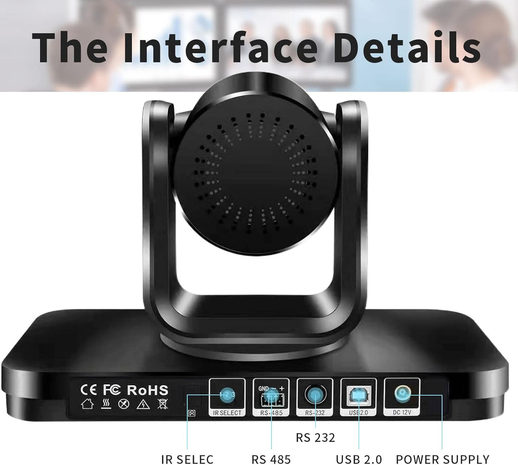 1080P PTZ Conference Camera with 10X Optical Zoom J403960