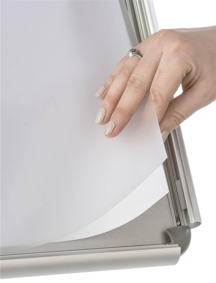 Silver Snap Open Floor Sign Stand W539186