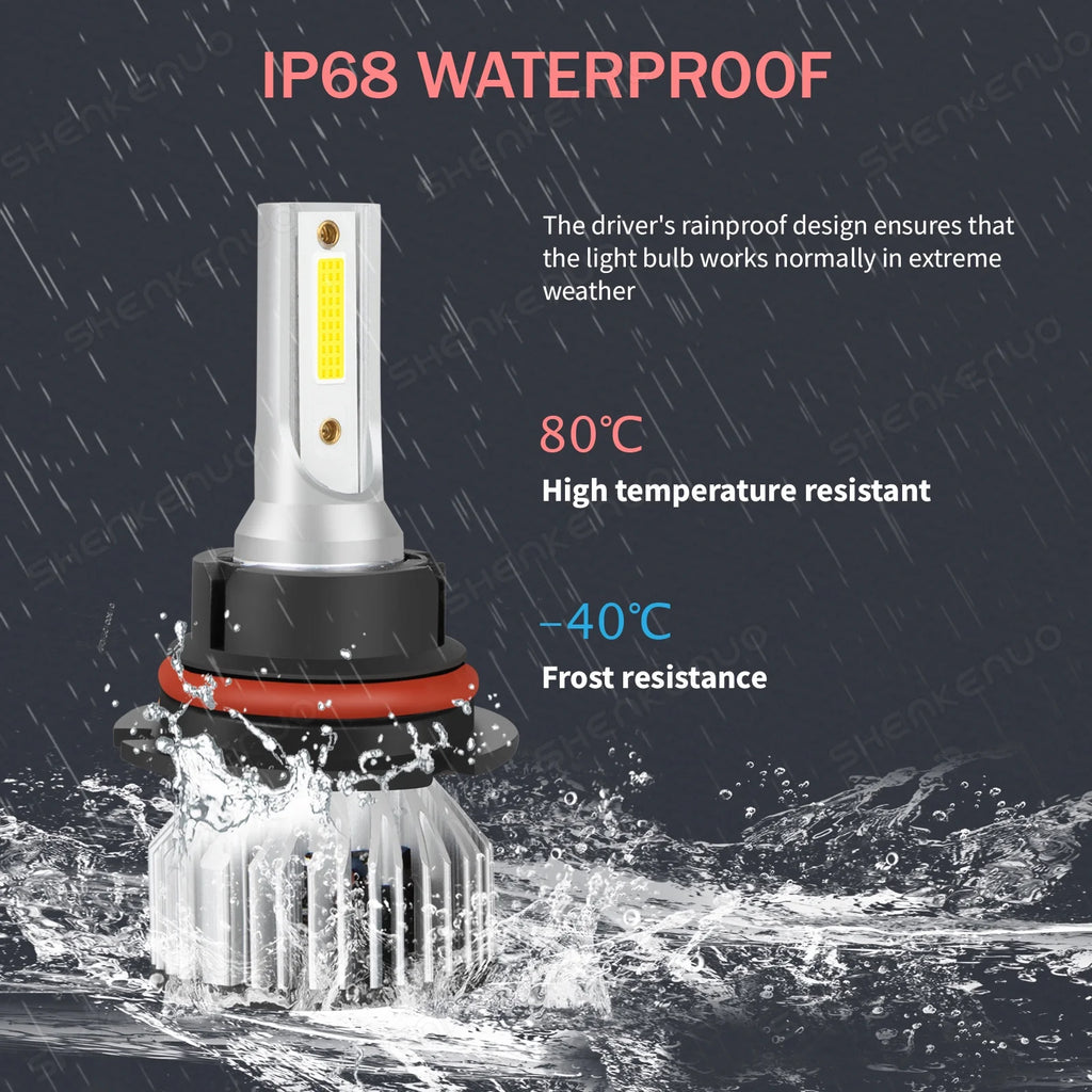 4x LED Headlight Hi/Lo Beam + Fog Light Bulbs T31713