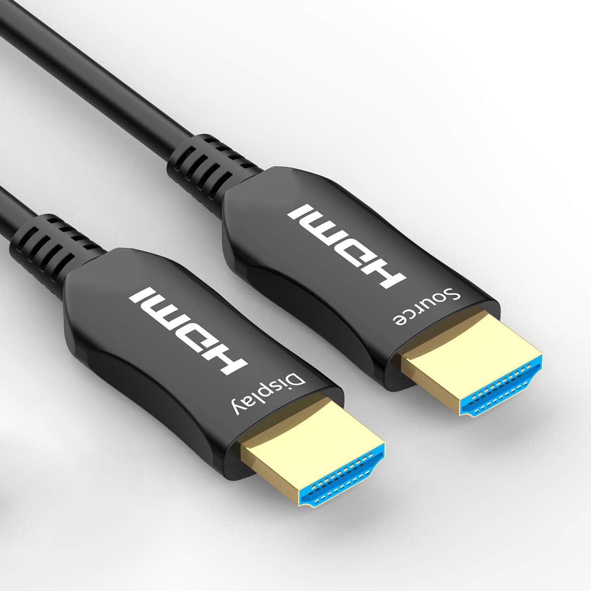 Fiber Optic HDMI 2.0b Cable 30ft 4K 60Hz HDR10 18Gbps Pack of 2 Q921