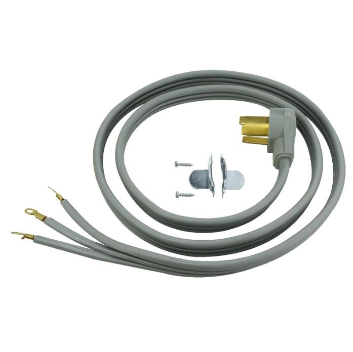 6 Feet 10/3 30 Amp Gray 3-Wire Dryer Cord K5586