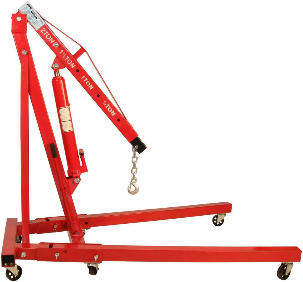 2 Ton Folding Hydraulic Engine Hoist Shop Crane I127