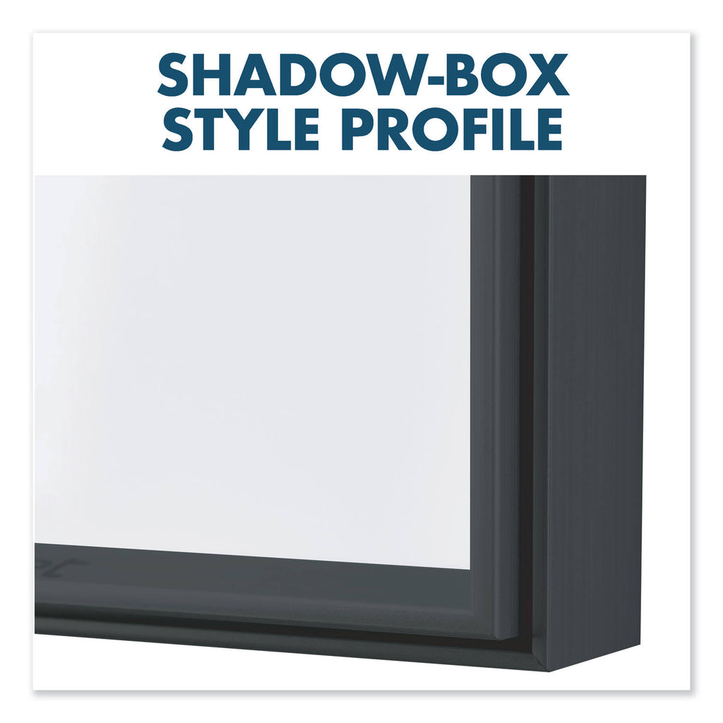 Black Frame Nano-Clean Magnetic Whiteboard W88186