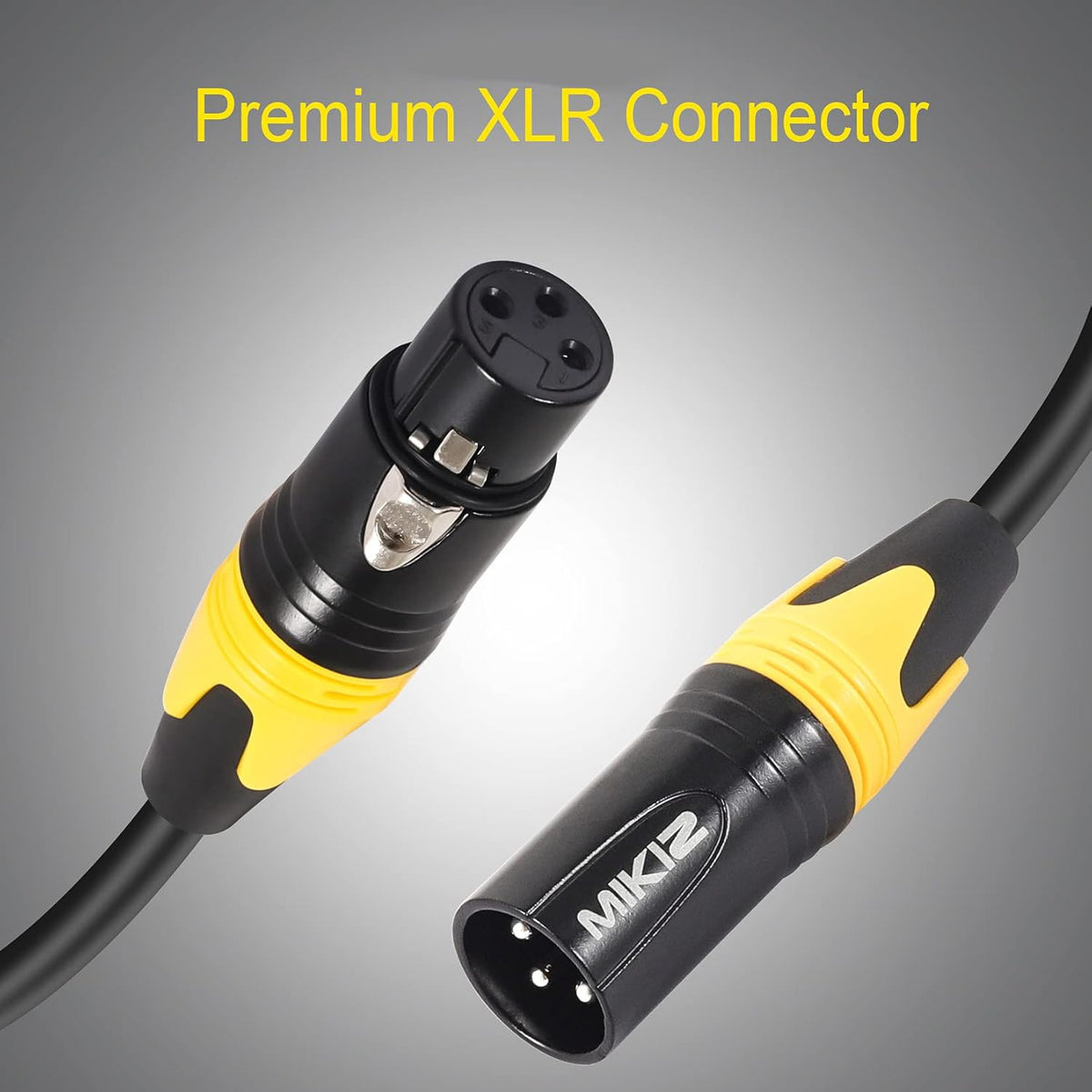 25ft 4 Pack XLR Microphone Cables M545