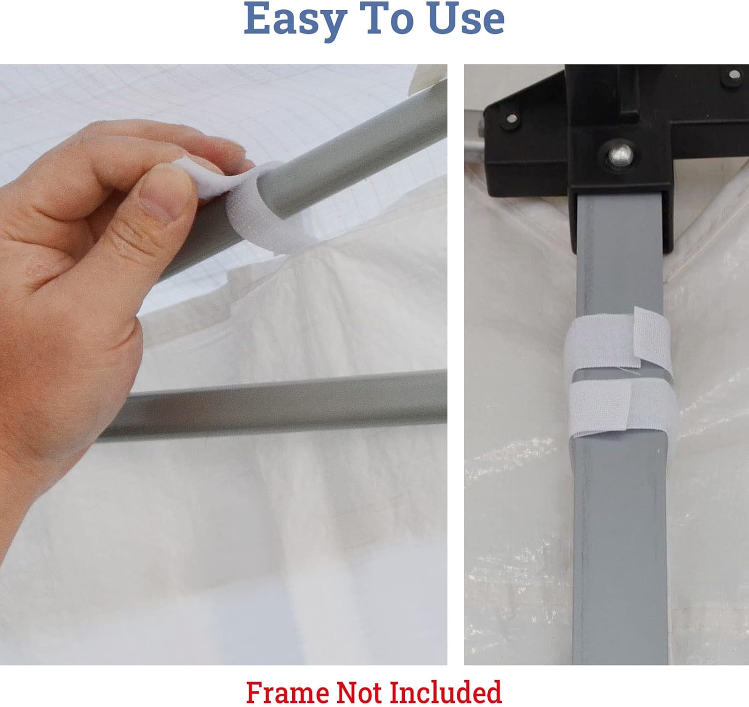 Tent Side Panel Replacement for Folding Canopy Gazebo Marquee (2 Pcs with Window, 1 Pc without Window, White) P324
