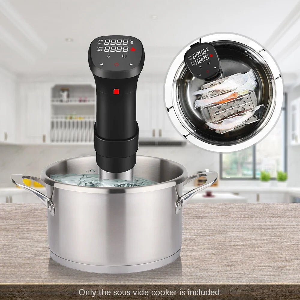1100W Waterproof Cooker with Display Screen and Cookbook K225660