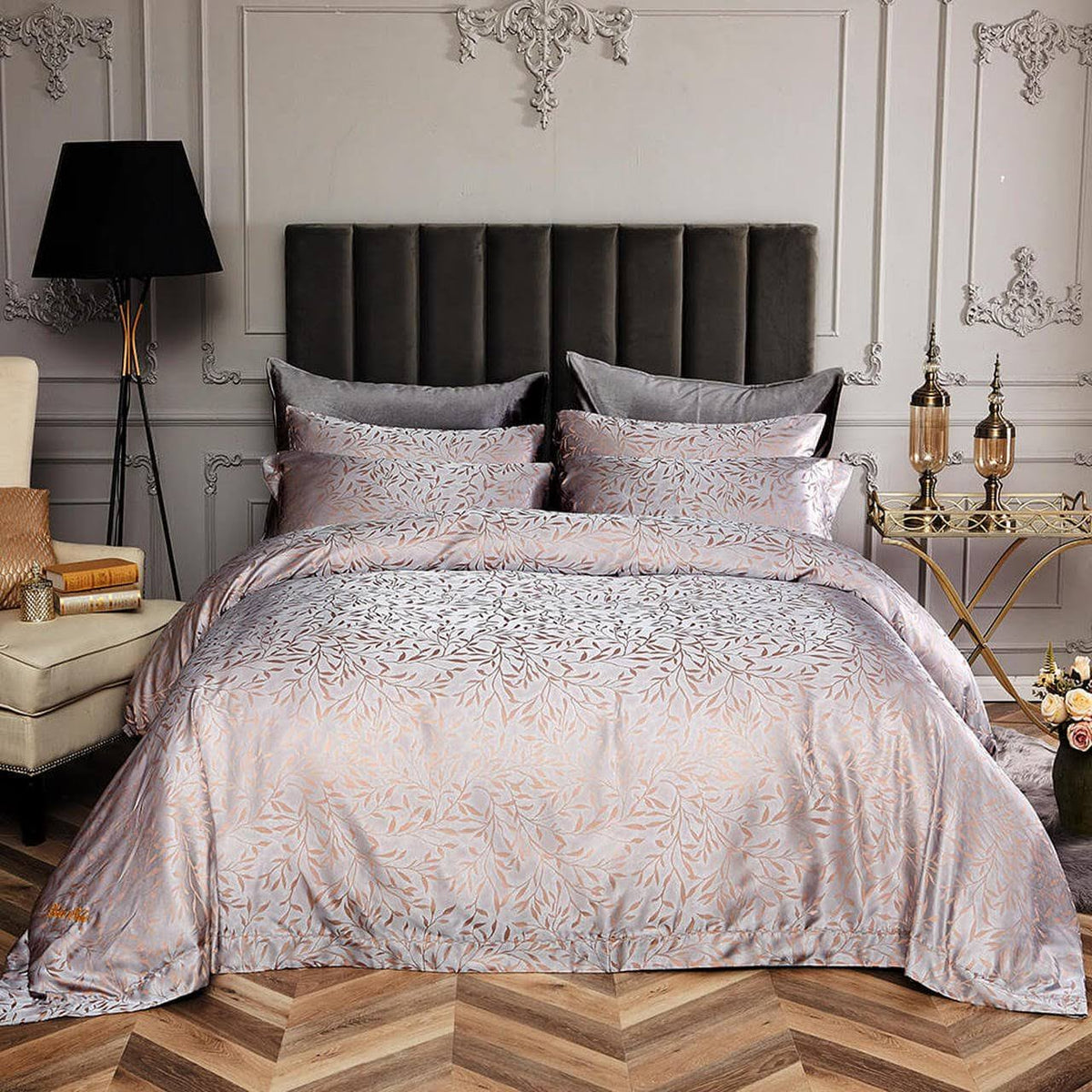 Queen Size 6 Piece Jacquard Bedding Duvet Cover Set H198220