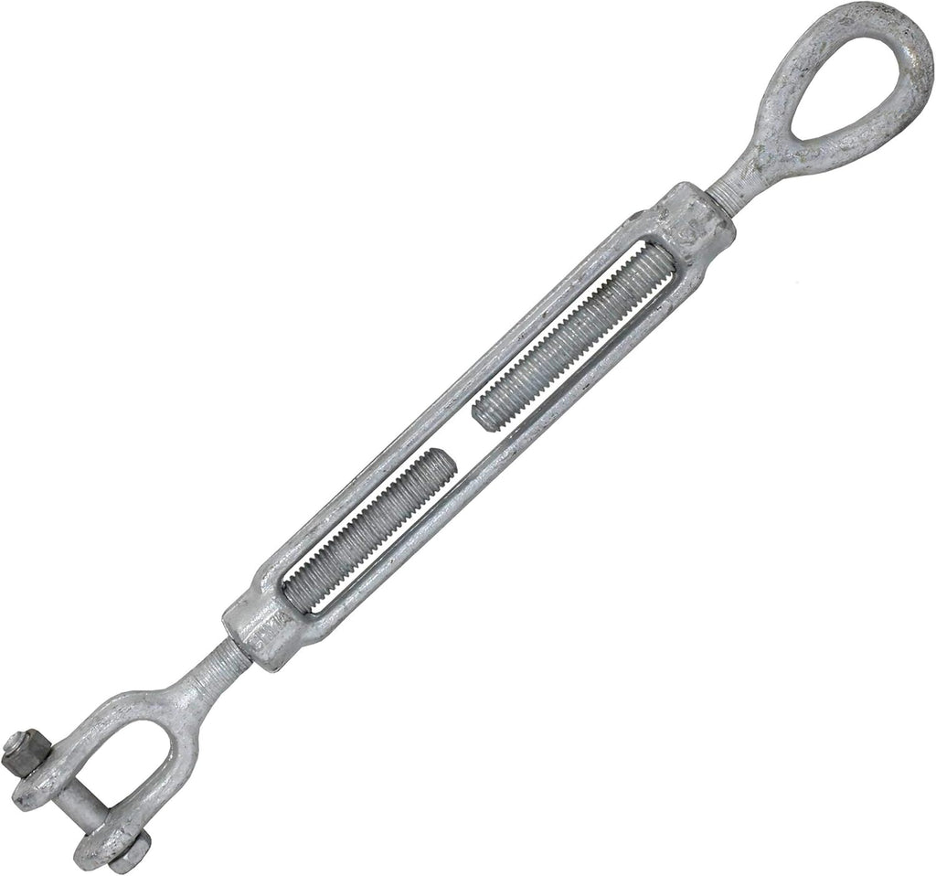 Galvanized Jaw and Eye Turnbuckle Pack of 2 D479