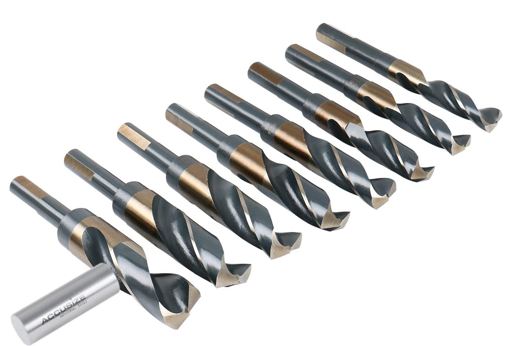 M35 Cobalt 1/2" Shank Drill Set of 8 Pieces S686