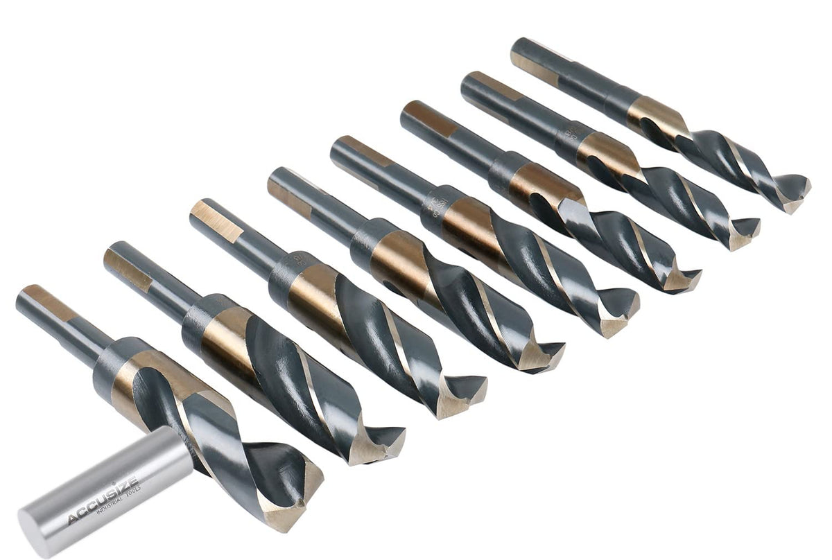 M35 Cobalt 1/2" Shank Drill Set of 8 Pieces S686