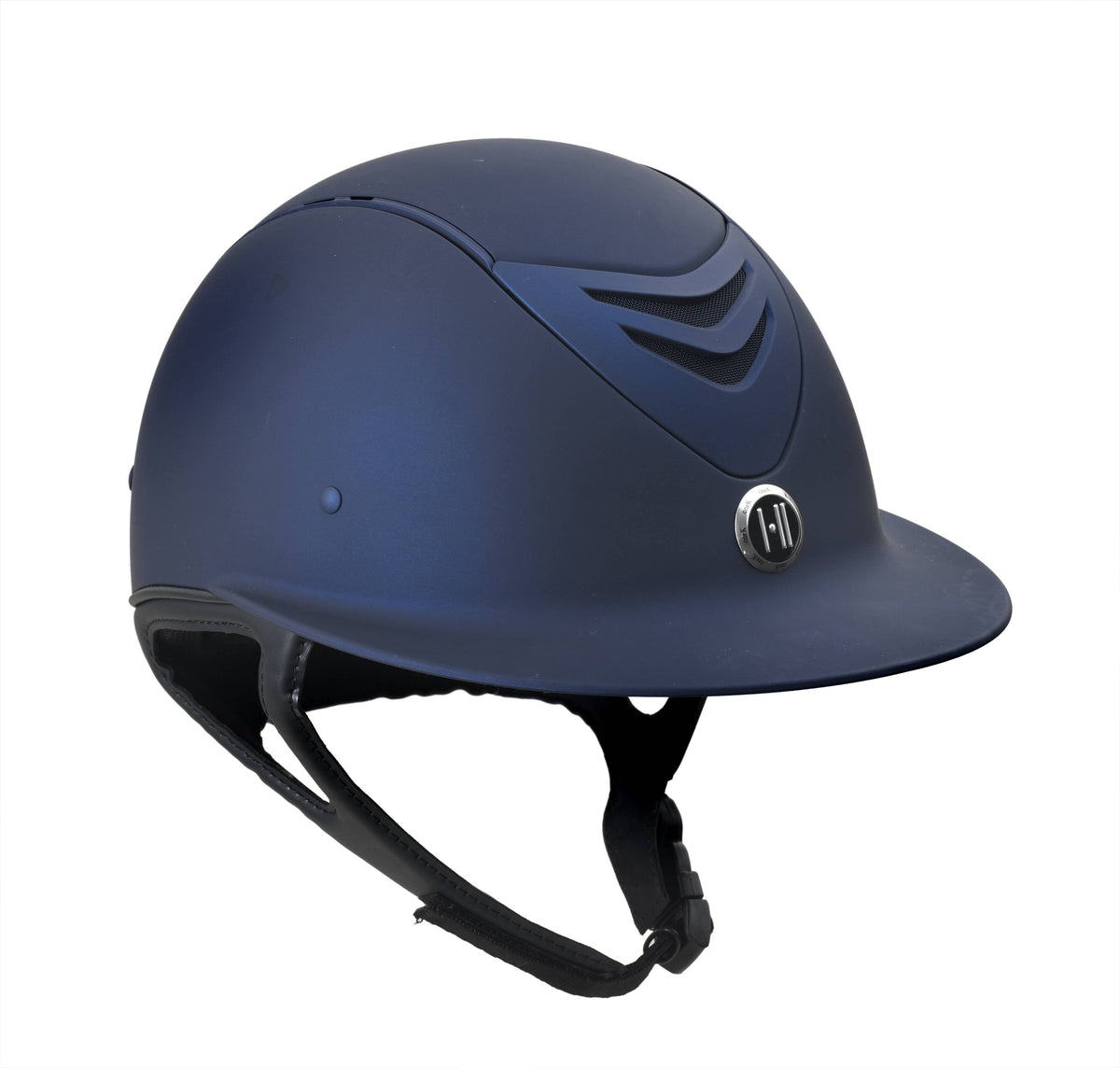 Navy Matte Wide Brim Helmet XL O278