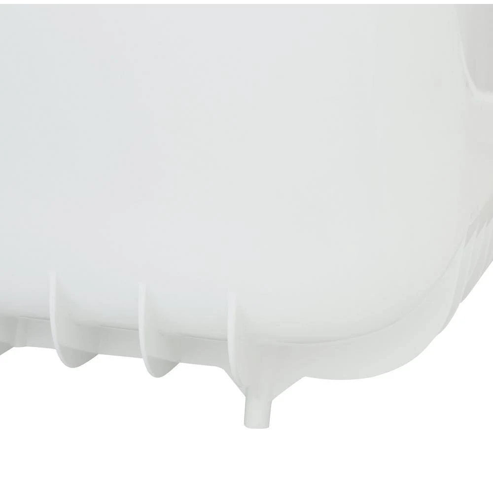 White 5 ft. Left Hand Drain Soaking Tub R93964